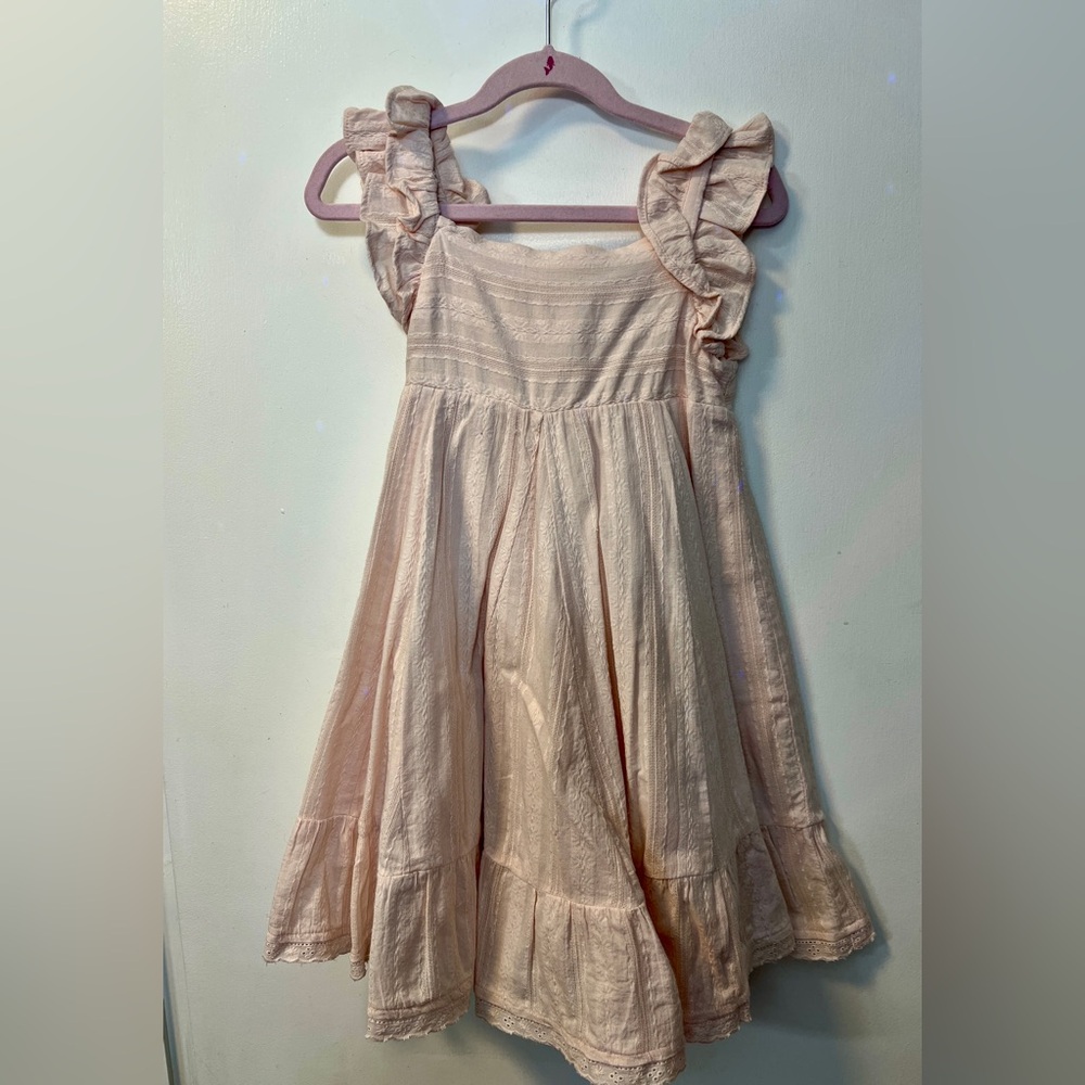 Catherine Malandrino Soft Pink Ruffle Dress